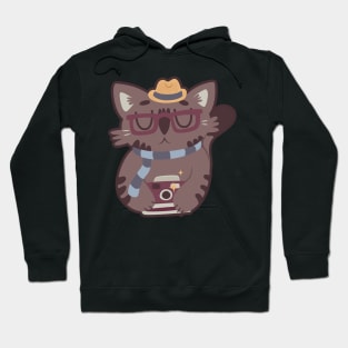 Hipster Cat Hoodie